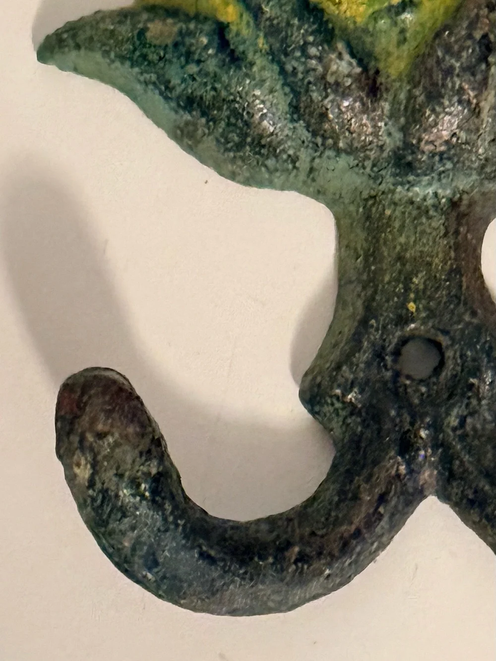 Tropical Pineapple Wall Hook - Yellow and Green